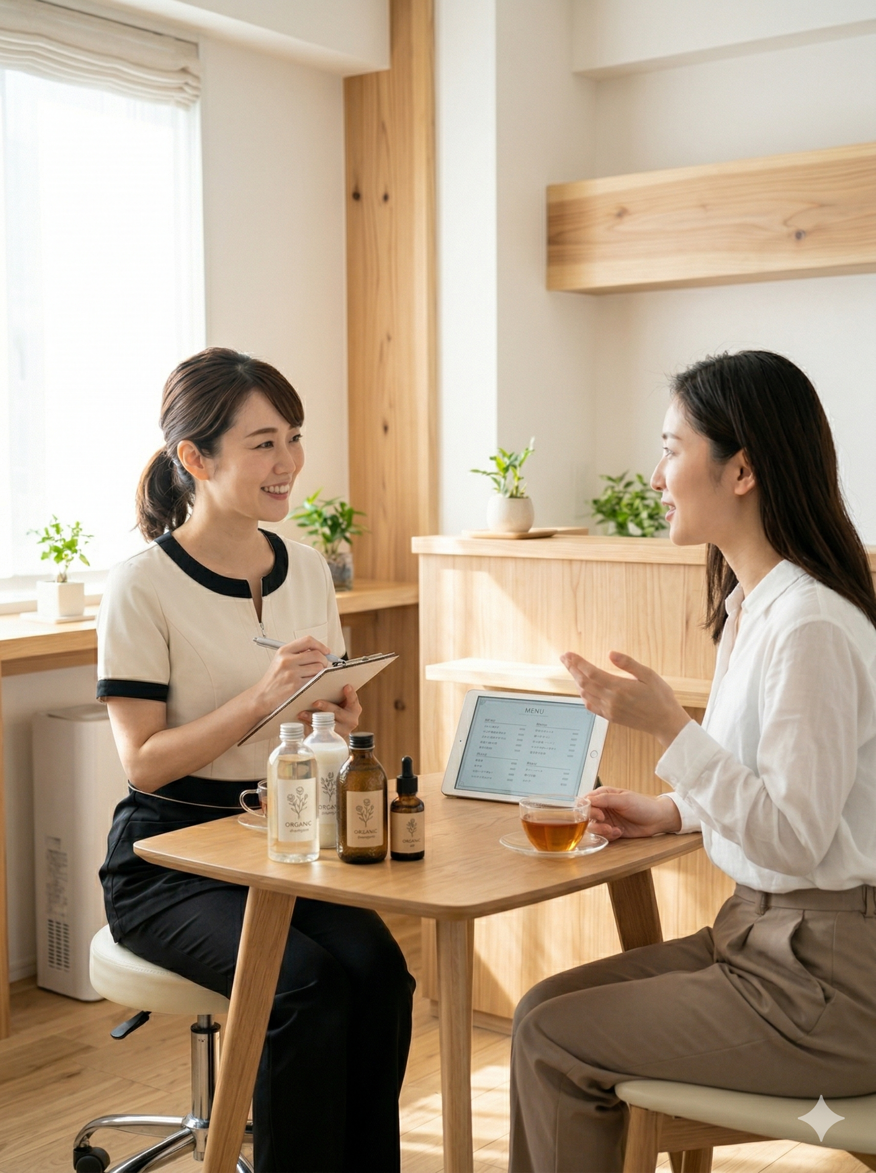 丁寧なカウンセリング