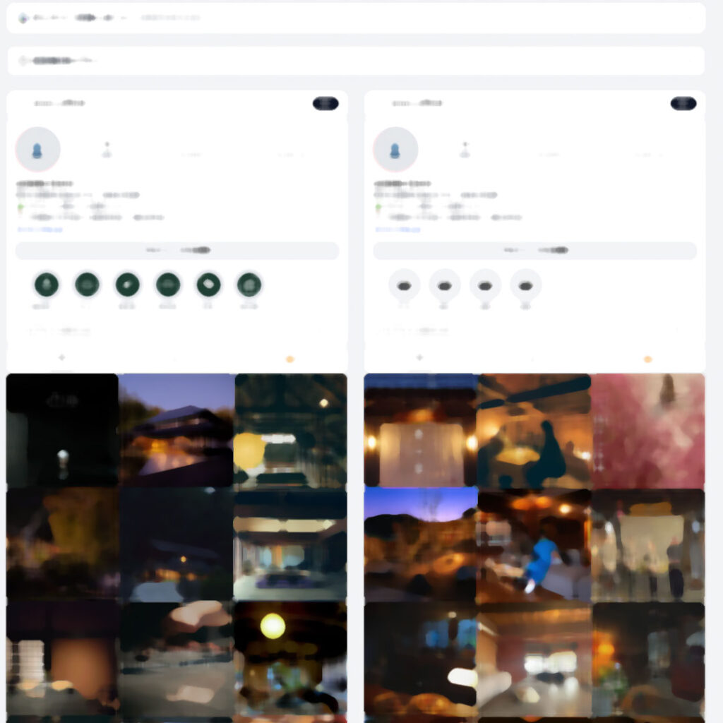 Instagram他社分析アプリケーション ギャラリー